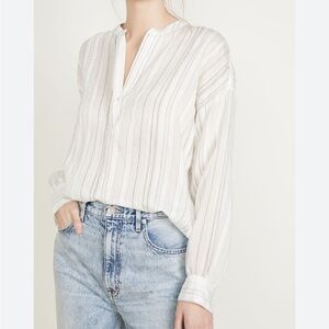 Vince Drapey Stripe Pullover